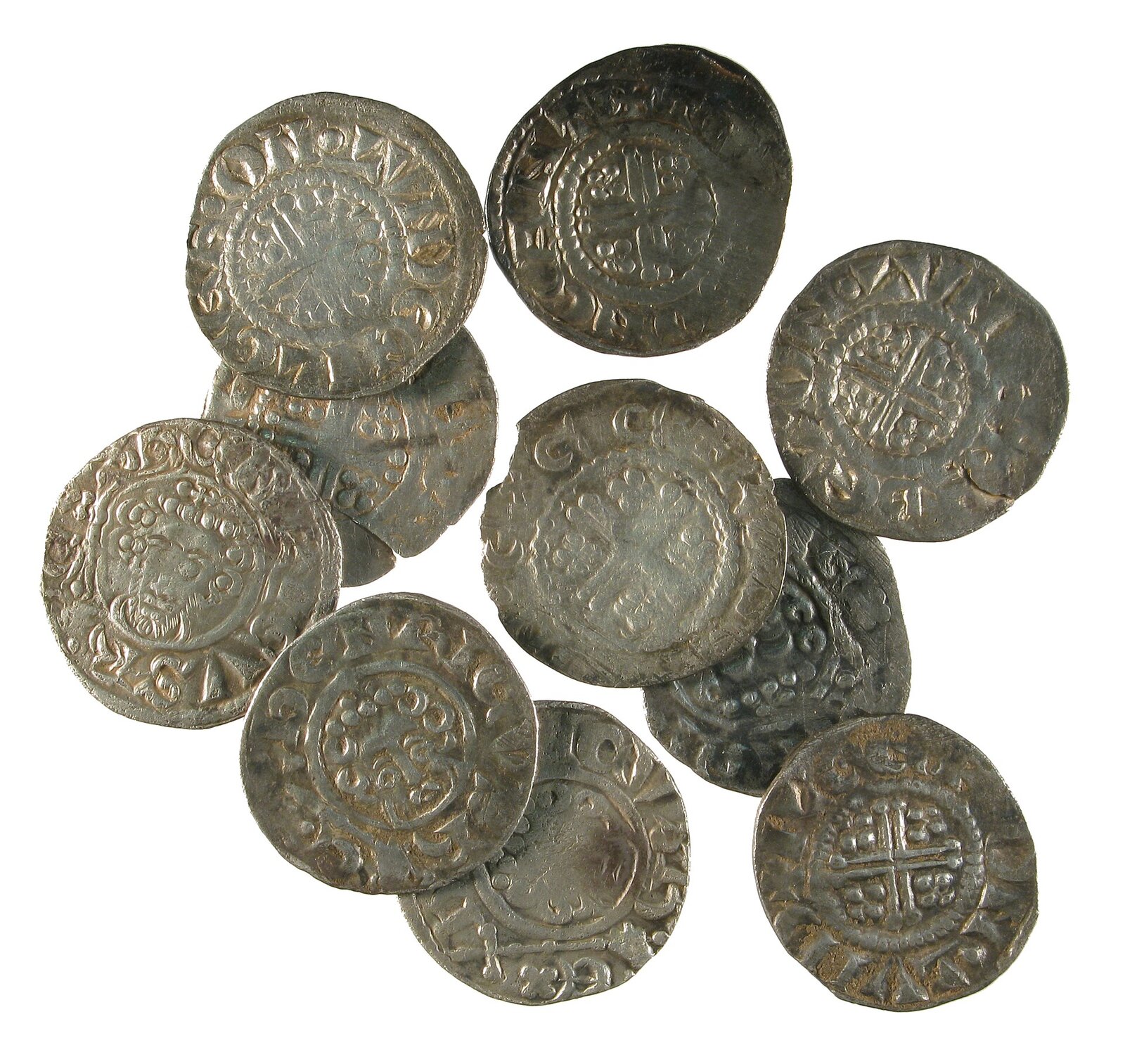 A hoard of medieval silver pennies
